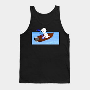 Halloween Spooky In Boat Tank Top